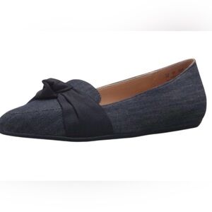 Franco Sarto Women’s Slip On Pointed Ballet Flats Denim Blue Size 6.5M‎